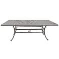 thumbnail image 2 of Mace Outdoor Patio Dining Table, 86 Inch Rectangle Top, Aluminum, Gray, 2 of 5