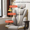 thumbnail image 4 of Ergonomic Office Chair Adjustable Desk Chair Swivel Task Chair with Lumbar Support Movable Computer Desk with Footrest Headrest My Lux Decor Round, 4 of 9