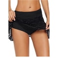 thumbnail image 2 of New Crochet Lace Beach Dress Lace High-waisted Triangle Swim Trunks, 2 of 3