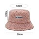 thumbnail image 2 of Gorro cloche cálido para mujer, gorro de pescador liso para invierno, 2 of 5