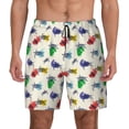 thumbnail image 3 of Uemuo Cartoon Sea Turtle Pattern Mens Swim Trunks Quick Dry Board Shorts with Mesh Lining, Stretch Beach Shorts Quick Dry No-Chafing Board Shorts-Medium, 3 of 9