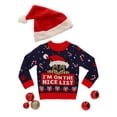 thumbnail image 6 of Tstars Boys Unisex Ugly Christmas Sweater Paw Patrol Chase Sweater I'm on the Nice List Kids Christmas Gift Holiday Shirts Party Funny Christmas Gifts for Boy Toddler Gift Sweater Ugly Xmas Sweater, 6 of 6