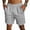 Light Gray, variant on Iaqnaocc Shorts Men Beach Drawstring White Shorts Men Big and Tall Quick Dry Running Workout Summer Elastic Waist Pants With Pockets Dark Gray S