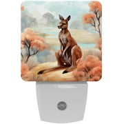 Kangaroo LED Square Night Lights - Stylish and Energy-Efficient Room Illuminators for Soothing Ambiance - 200 Characters
