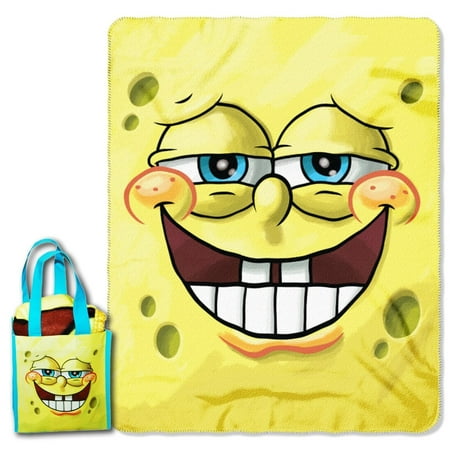 SPONGEBOB THROW & TOTE SET - Walmart.com