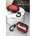 thumbnail image 5 of SUPCASE Unicorn Beetle Pro Series Case Designed for Airpods Pro (2022 / 2019), Full-Body Rugged Protective Case with Carabiner for AirPods Pro (2nd Generation / 1st Generation) (Red), 5 of 6