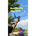 thumbnail image 5 of 19" Large Throwing Foam Plane, 2 Flight Mode Glider Toys, Birthday Gifts for Boys Girls, Outdoor Sport Toys Party Favors Blue, 5 of 6