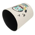 thumbnail image 4 of BIMZUC Cartoon Trash Can Large Capacity Green Monster Anti Slip Base Cute Waterproof PU Leather Wastebasket for Children's Room, 4 of 9