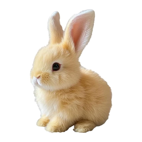 Vaveren Electronic Plush Bunny Electronic Pet Toy Interaction Gift Animated Educational Yellow