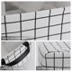 thumbnail image 4 of 2Pcs Foldable Storage Basket Bin, Fabric Plaids Collapsible Box with Two Handles Unique Bargains Cesta de Almacenamiento, 4 of 8
