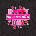 thumbnail image 4 of Inktastic Happy Valentine's Day with Hearts Women's Plus Size T-Shirt, 4 of 5