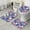 Pioneer Flower Floral-1, variant on Pioneer Flower Floral Print Pattern Bathroom Rugs Sets 3 Piece,Toilet Cover Set,Absorbent Non Slip Bathroom Mats Sets with U-Shaped Contour Rug Toilet Rug Set