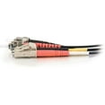 thumbnail image 2 of C2G LC-ST 62.5/125 OM1 Duplex Multimode Fiber Optic Cable (Plenum-Rated) - Patch cable - LC multi-mode (M) to ST multi-mode (M) - 10 m - fiber optic - duplex - 62.5 / 125 micron - OM1 - plenum - black, 2 of 4