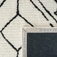 thumbnail image 6 of SAFAVIEH Casablanca Otis Moroccan Area Rug, Ivory/Black, 4' x 6', 6 of 10