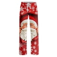 thumbnail image 5 of UDAUDU Women's Christmas Pajamas Pants Funny Cute Print Lounge Pants Elastic Waist Loose Fit Fall Pajama Pants M, 5 of 6