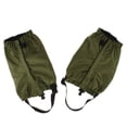 thumbnail image 3 of 2 Pares De Polainas Impermeables Para Caminar Al Aire Libre Sunnimix Polainas Color Negro Verde Militar, 3 of 8