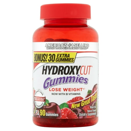 Hydroxycut fruits mélangés Gummies supplément alimentaire, 90 compte