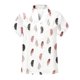 thumbnail image 4 of ICHUANYI Clearance Women Summer Casual Short Sleeve T-Shirt Button Round Neck Pullover Blouse Tops(White, S) ICHUANYI WER2023081013039, 4 of 5
