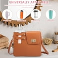 thumbnail image 6 of Purse Bottle Holder Bag with Strap, Crossbody Water Bottle Storage Bag with Phone Pocket, Shoulder Tumbler Carrier, 6 of 9