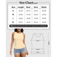 thumbnail image 3 of Womens Sleeveless Ribbed Fitted Tank Top Racerback Crew Neck Casual Vest, 3 of 6