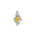 thumbnail image 3 of 1/2 Carat (Ctw) Solitaire Citrine Pendant Necklace in 10K White Gold with Chain for Women, 3 of 4