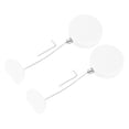 thumbnail image 1 of Retractable Cable Lock with Arc Patch, Remote Control Security Lock with Adjustable Cord Tether Anti Theft for Laptop White, 1 of 7