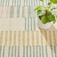 thumbnail image 6 of Dash & Albert Gemma Hand Loom Knotted Cotton Rug, 2' x 3', Juniper, 6 of 7