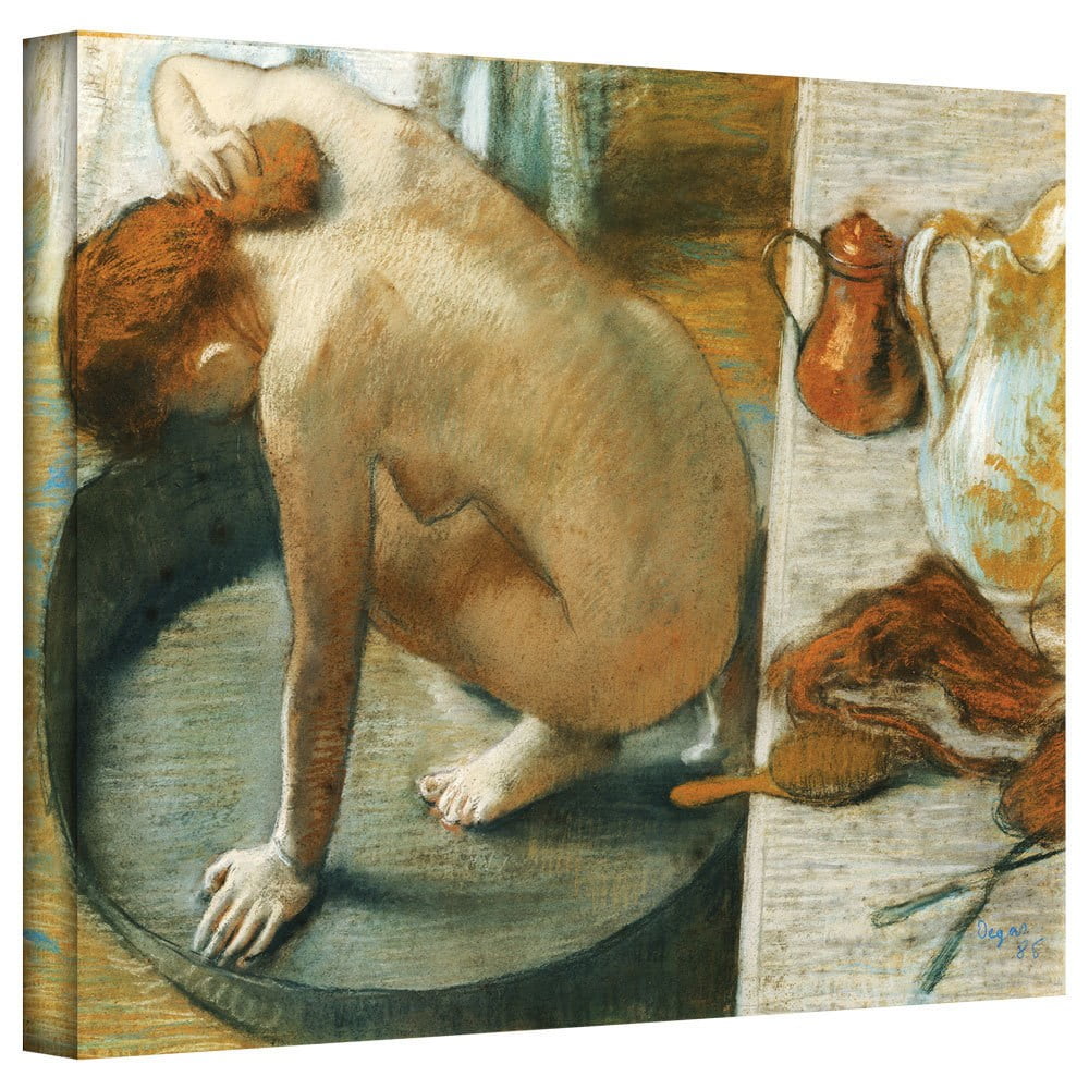 Edgar Degas "The Tub" Gallery-wrapped Canvas Art
