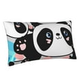 thumbnail image 2 of Bingfone Panda Cute Pink Hearts Printed Pillowcase 20x36 inches - Standard Pillow Cases with Envelope Closure,Gifts for Women Men, 2 of 9