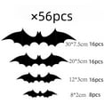 thumbnail image 2 of Halloween Bats Decorations, 3D Scary Bats for Wall Decor Multi-Size Bats Halloween Indoor Decor Home Window Decoration Set, 2 of 6
