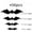 Black, variant on Halloween Bats Decorations, 3D Scary Bats for Wall Decor Multi-Size Bats Halloween Indoor Decor Home Window Decoration Set