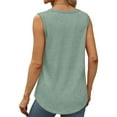 thumbnail image 4 of Kelon Sleeveless Tops for Women Crew Neck Going Out Clothes Outfits 2026 Fashion Clothes Vacation Outfits, XL, 4 of 5