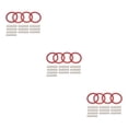 thumbnail image 1 of Vogacara Paquete de 10 RC Wheel Beadlocks Ring 1:10 Control remoto Modelo de coche Llanta Exterior Reemplazo mejorado para TRX4 SCX10 90046 D90 Rojo Type1 NO1 Vogacara CBP495309, 1 of 6