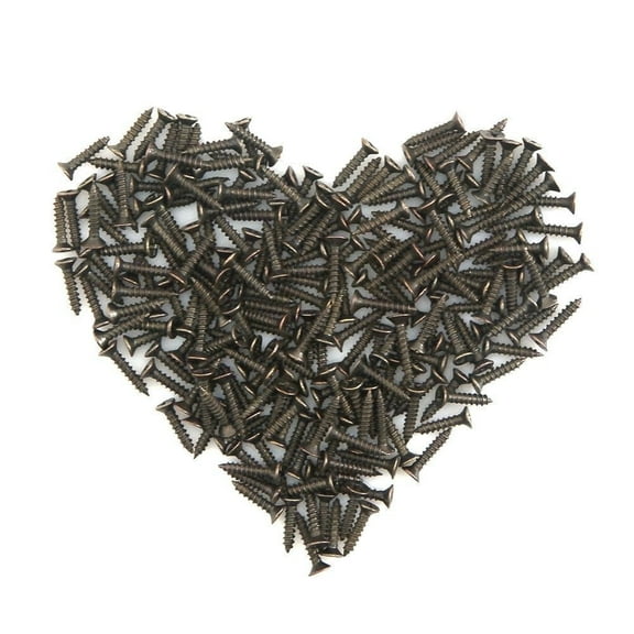 200pcs Small Wood Screw (2×8mm/0.07×0.31in, Bronze)