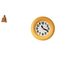 thumbnail image 1 of Estatua del Corazón de Jesús, figura coleccionable para dormitorio, oficina, escritorio, chimenea con reloj de pared analógico silencioso, 1 of 8
