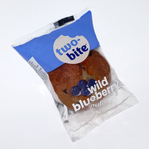 Two-Bite Blueberry Muffin, Individually Wrapped, 2 oz (Bakery Fresh, Breakfast Pastry)