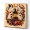 Halloween Diamond Ghost Pearl Art Diy Kit, Cute Spooky 3D Diamond Paintings Crafts Pearl Art Kits and Crafts for Adults, Diamond Art Kits for Wall Home Decor, Beginner DIY Gift