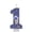 Number 1, variant on Goleeg Astronaut Number 2 Candle, Outer Space Birthday Decorations Universe Spaceship Rocket Cake Topper, Birthday Decorations for Party Supplies