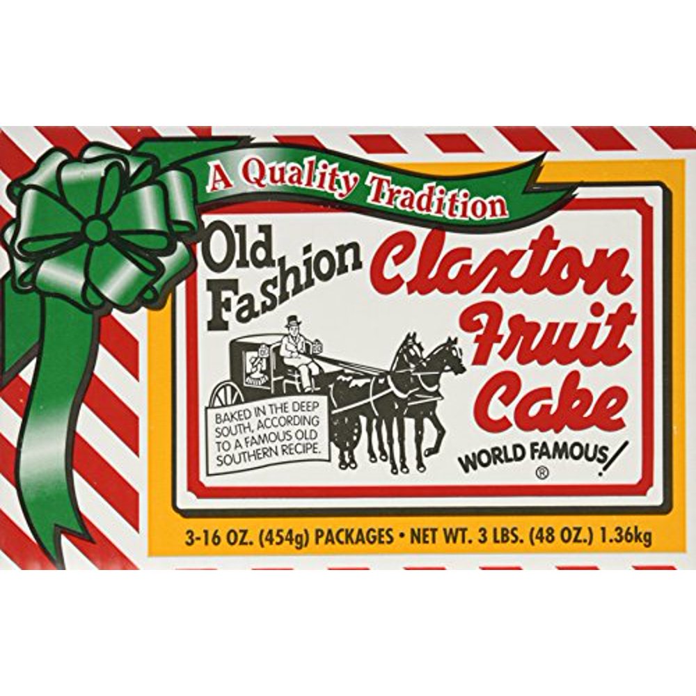 FRUIT CAKE Boxed 31lb Regular Recipe Claxton Fruitcake