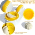 thumbnail image 4 of Máquina para hacer bolas de masa 3 en 1, prensadora de masa de masa prensadora de masa de masa, herramienta para hacer moldes de empanada para hacer manualidades en casa (naranja), 4 of 5