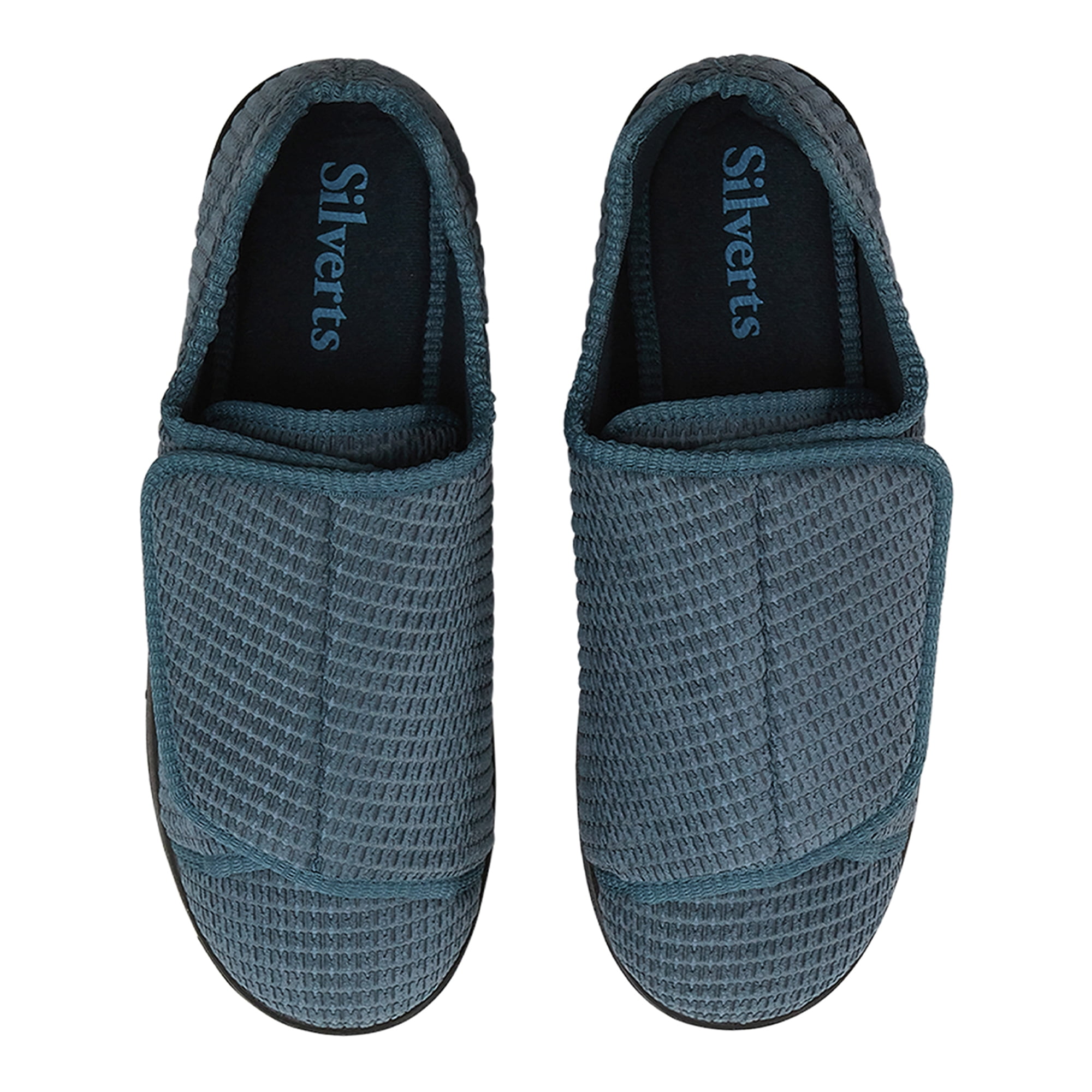 SILVERTS NWT MENS SZ 12 ADJUSTABLE WIDE SLIPPERS Amazon.com: Silvert main image 4