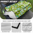 thumbnail image 6 of Whosucclay Pop Art Floral Cover Towel Blanket, Comfort 4-Pocket Storage Blanket for 2 Person Seats Easy to Install Golf Cart Seat Towel Blanket, 52.36 x 32.28 inch, 6 of 7