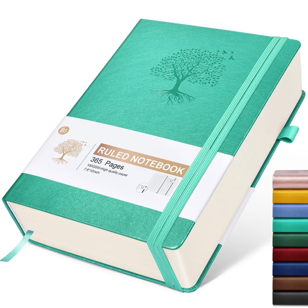 Cuaderno de Diario con Líneas Ansopu 365 Páginas B5 Papel Grueso de 100Gsm