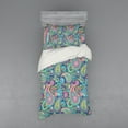 thumbnail image 2 of Ambesonne Paisley Bedding Set 4 Pcs, Bohem Colorful, Queen, Multicolor, 2 of 3