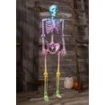 thumbnail image 2 of Crazy Bones Poseable Skeleton in Rainbow, 2 of 4
