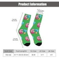 thumbnail image 6 of 67 Socks Kids Christmas 6 7 Meme Novelty Six Seven Graphic Crew Socks Xmas Funny Gifts For Boys Girls Men Women, 6 of 7