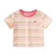 thumbnail image 1 of Splozh T-Shirt Garçon Mignon Été T-Shirt Graphique Décontracté Mode Garçon Dessin Animé T-Shirt Garçon à Manches Courtes T-Shirt à Enfiler pour Garçon, Rose, 3-4 Ans, 1 of 4