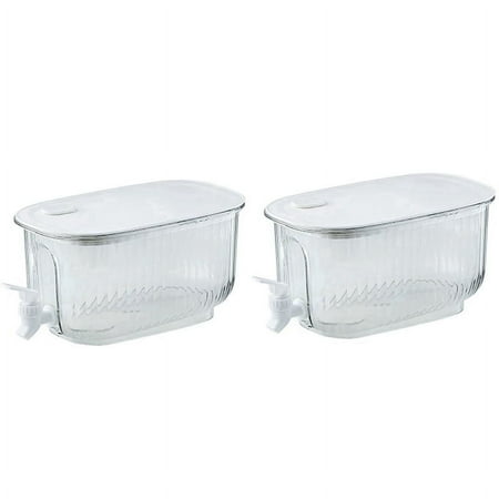 

Drink Dispenser for Parties Beverage Dispenser for Refrigerator Iced Beverage Dispenser Faucet and Sealant Plug