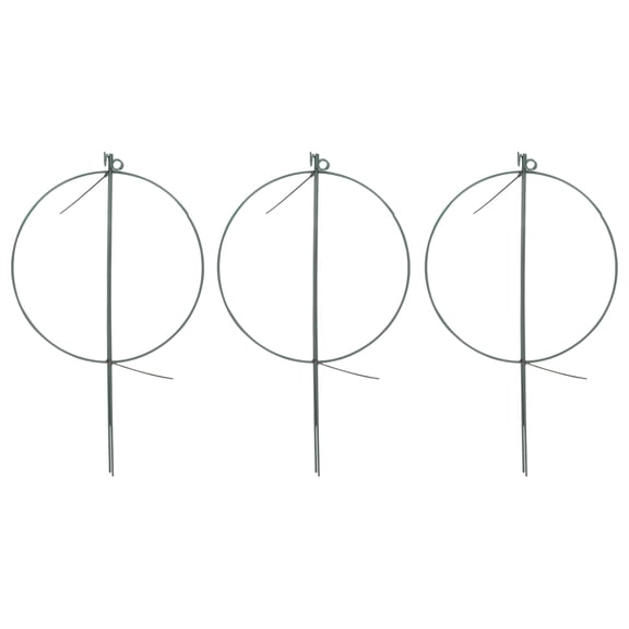 MLINS 3 Pcs Indoor Plant Climbing Plant Frame Plant Support Frame 40x25cm Green