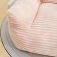 thumbnail image 5 of Bean Bag Chairs, Memory Foam Bean Bag Chairs for Adults, Living Room Lazy Sofa with Side Pocket for Bedroom & Dorm, Pink, 5 of 5